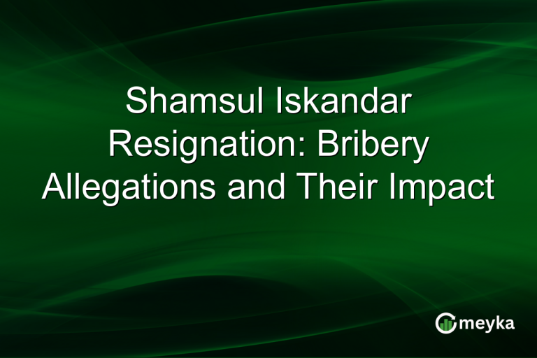 Shamsul Iskandar Resignation: Bribery Allegations and Their Impact