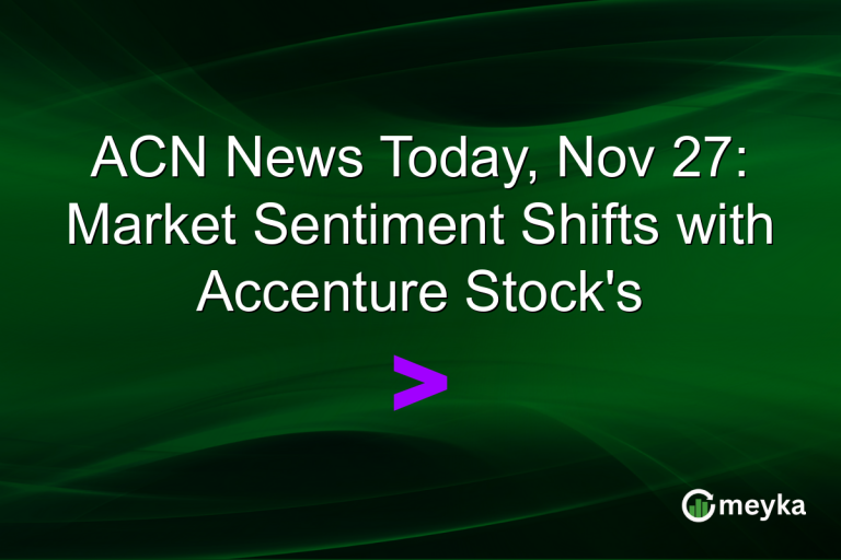 ACN News Today, Nov 27: Market Sentiment Shifts with Accenture Stock's