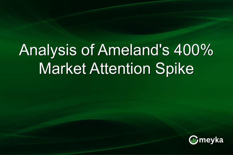 Analysis of Ameland's 400% Market Attention Spike