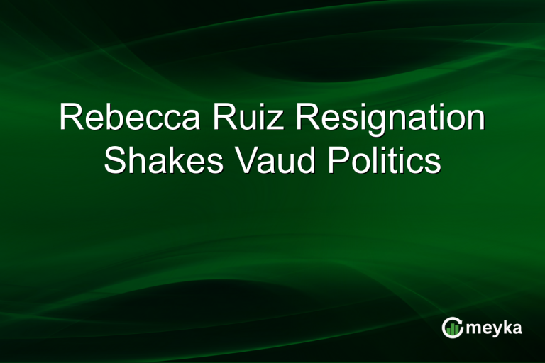 Rebecca Ruiz Resignation Shakes Vaud Politics