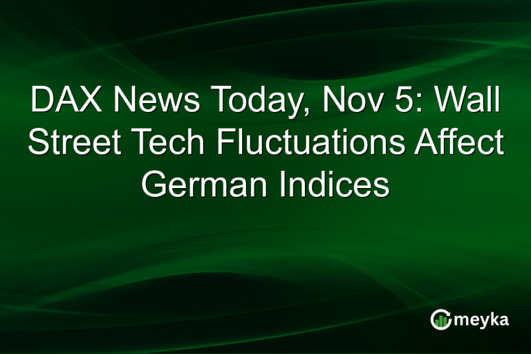 DAX News Today, Nov 5: Wall Street Tech Fluctuations Affect German Indices