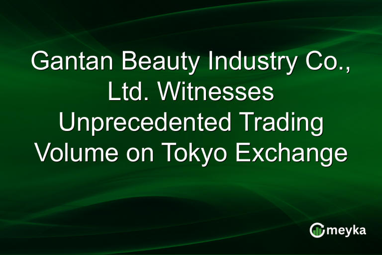 Gantan Beauty Industry Co., Ltd. Witnesses Unprecedented Trading Volume on Tokyo Exchange