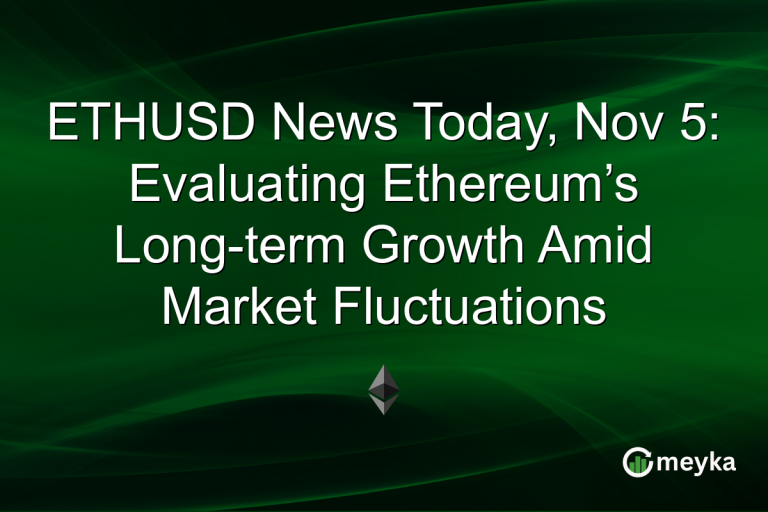 ETHUSD News Today, Nov 5: Evaluating Ethereum’s Long-term Growth Amid Market Fluctuations