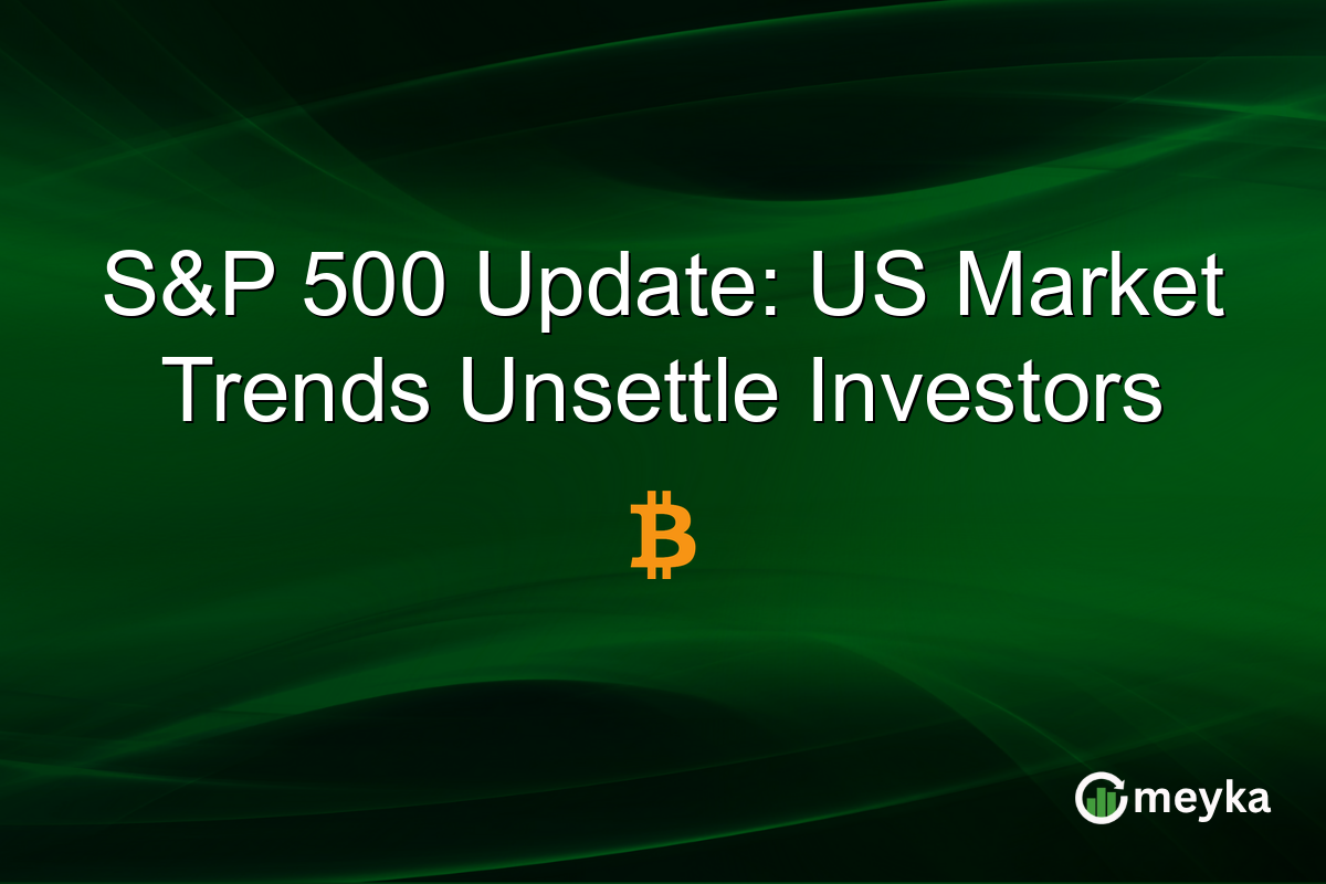 S&P 500 Update: US Market Trends Unsettle Investors