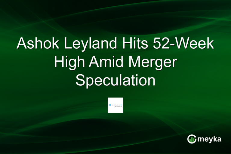 Ashok Leyland Hits 52-Week High Amid Merger Speculation
