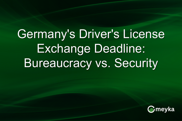 Germany's Driver's License Exchange Deadline: Bureaucracy vs. Security