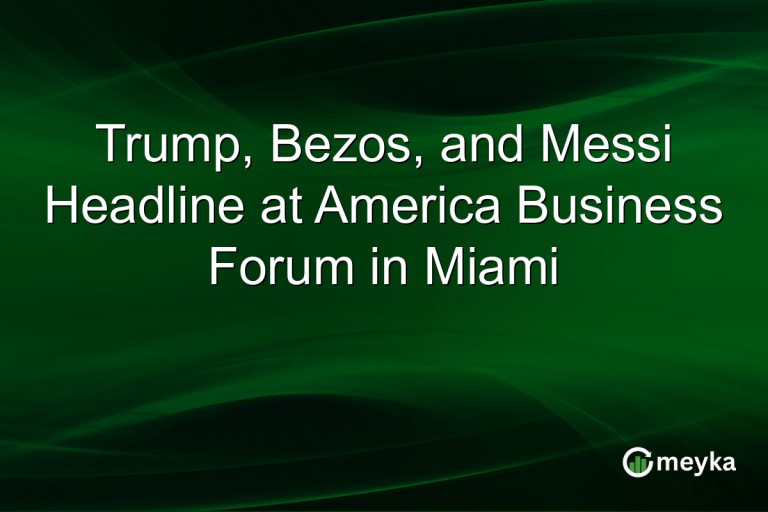 Trump, Bezos, and Messi Headline at America Business Forum in Miami