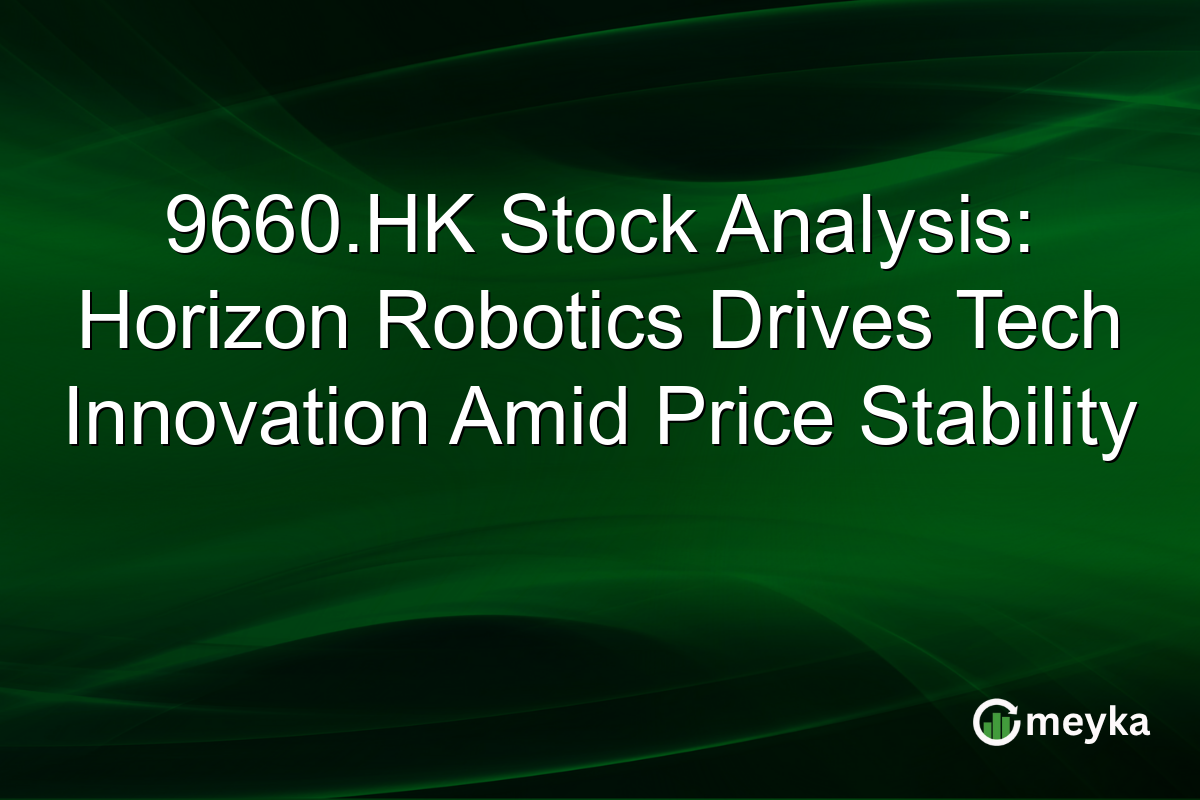 9660.HK Stock Analysis: Horizon Robotics Drives Tech Innovation Amid Price Stability