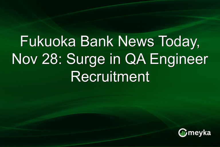 Fukuoka Bank News Today, Nov 28: Surge in QA Engineer Recruitment