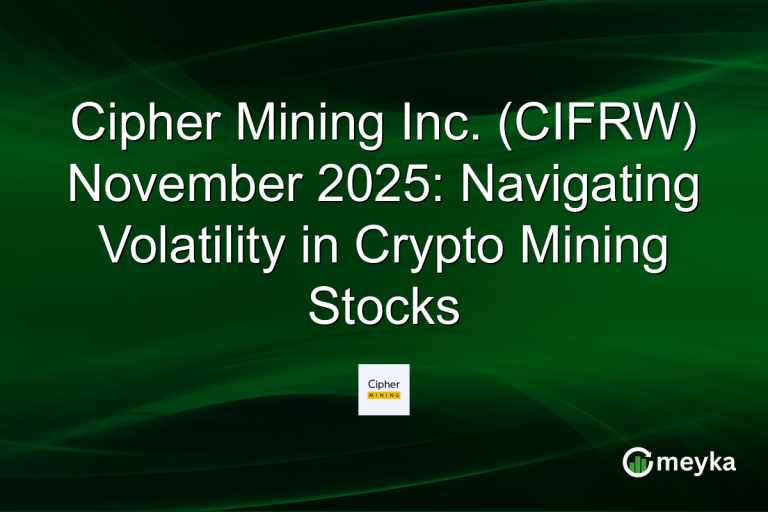 Cipher Mining Inc. (CIFRW) November 2025: Navigating Volatility in Crypto Mining Stocks