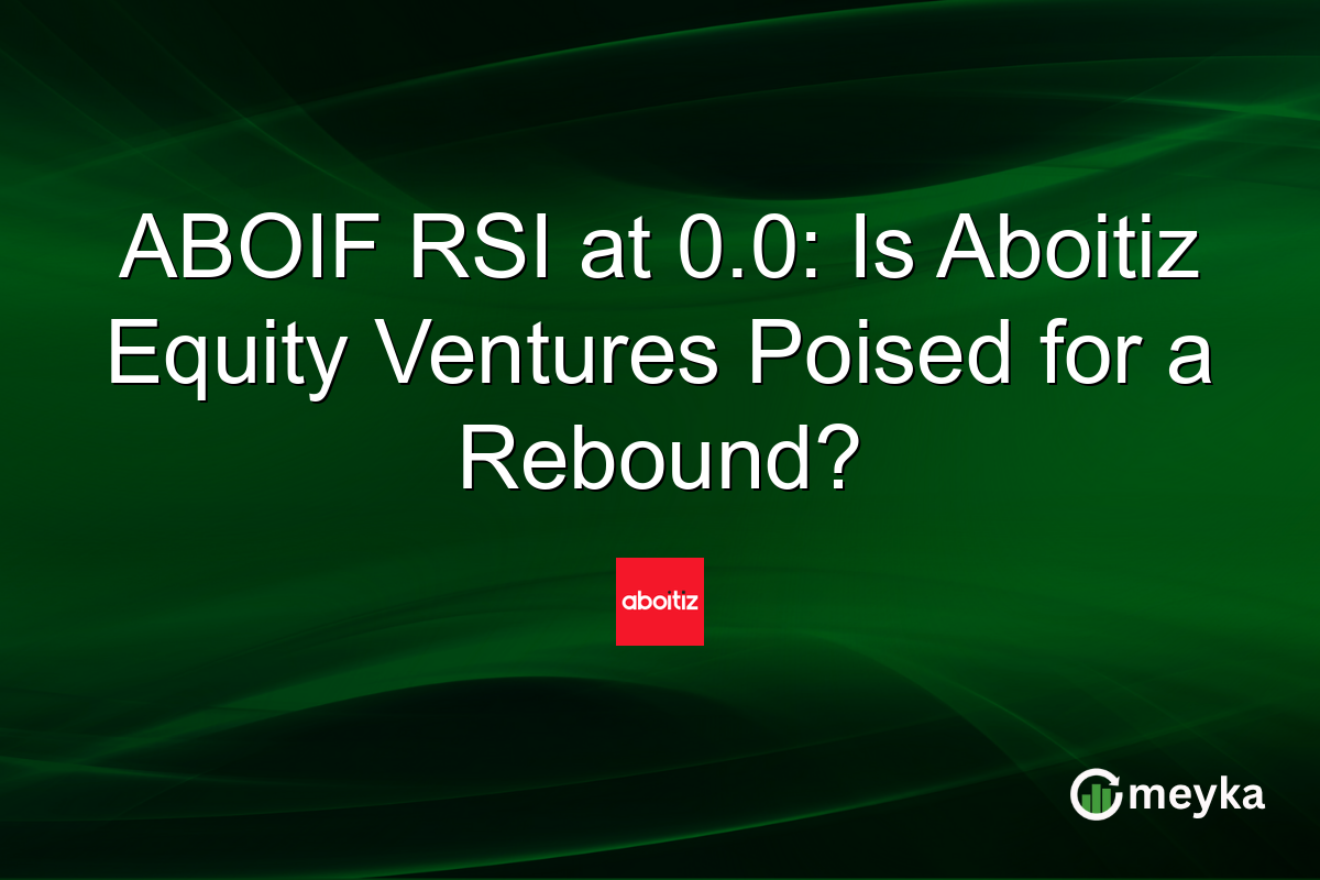 ABOIF RSI at 0.0: Is Aboitiz Equity Ventures Poised for a Rebound?