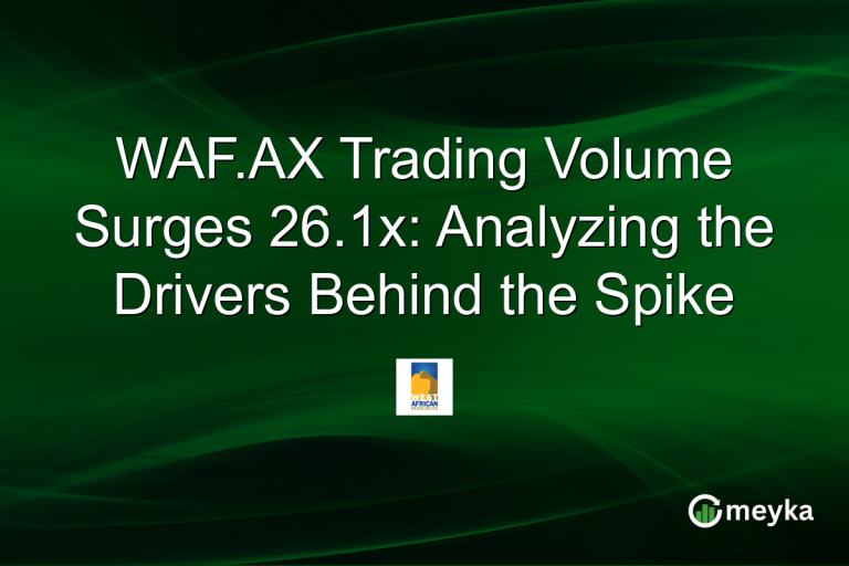 WAF.AX Trading Volume Surges 26.1x: Analyzing the Drivers Behind the Spike