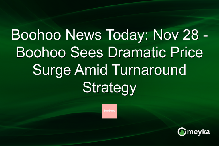 Boohoo News Today: Nov 28 - Boohoo Sees Dramatic Price Surge Amid Turnaround Strategy