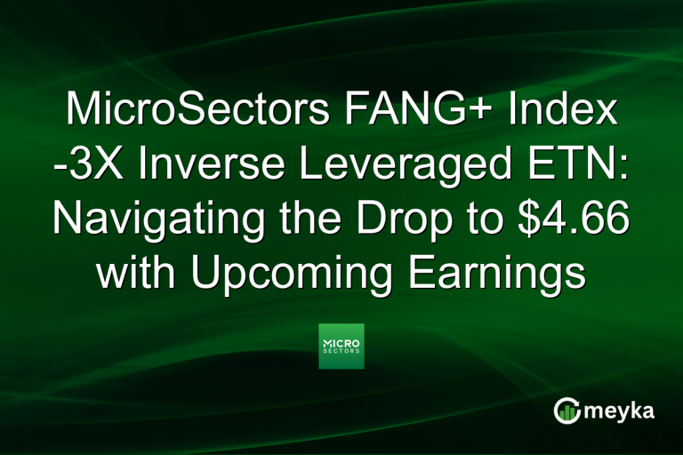 MicroSectors FANG+ Index -3X Inverse Leveraged ETN: Navigating the Drop to $4.66 with Upcoming Earnings