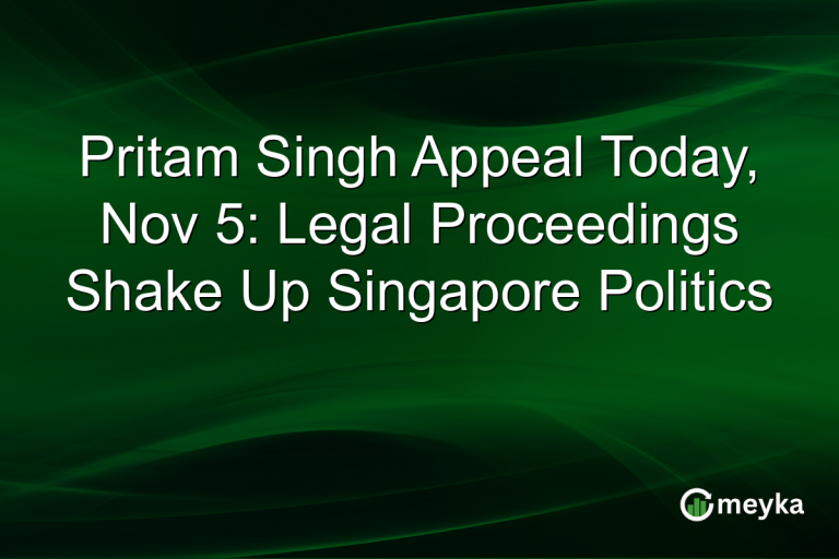 Pritam Singh Appeal Today, Nov 5: Legal Proceedings Shake Up Singapore Politics