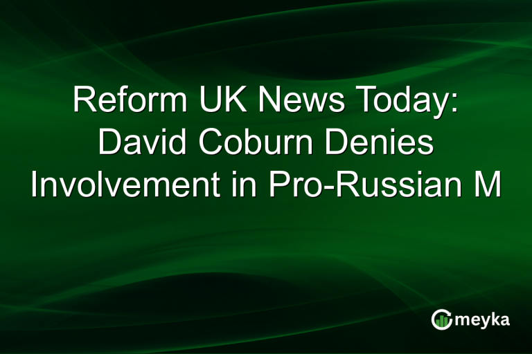 Reform UK News Today: David Coburn Denies Involvement in Pro-Russian M