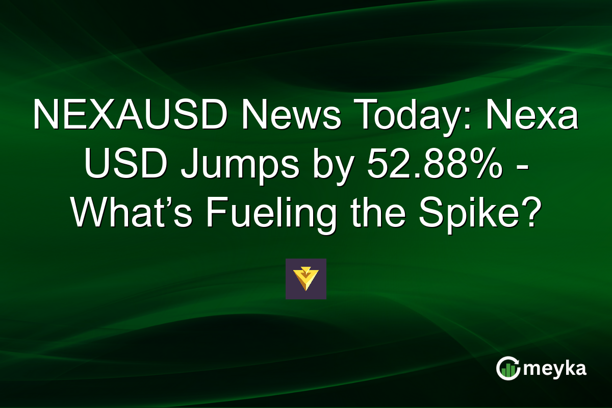 NEXAUSD News Today: Nexa USD Jumps by 52.88% - What’s Fueling the Spike?