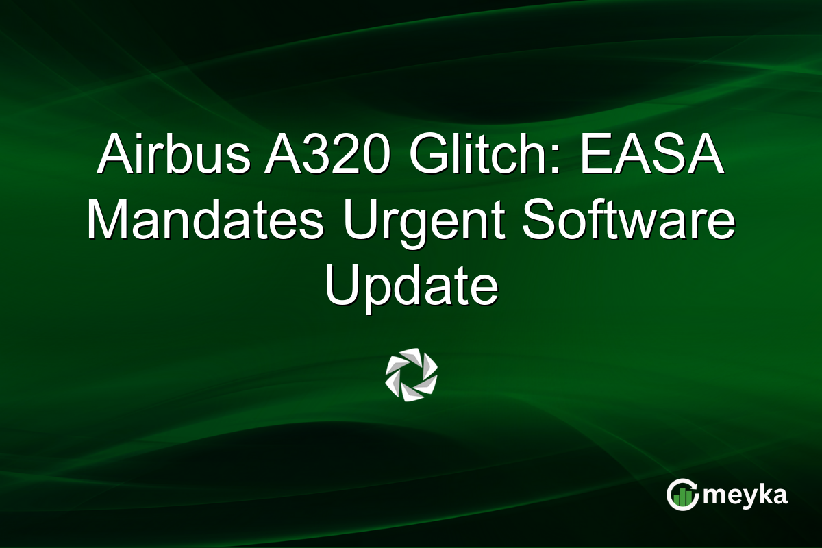 Airbus A320 Glitch: EASA Mandates Urgent Software Update