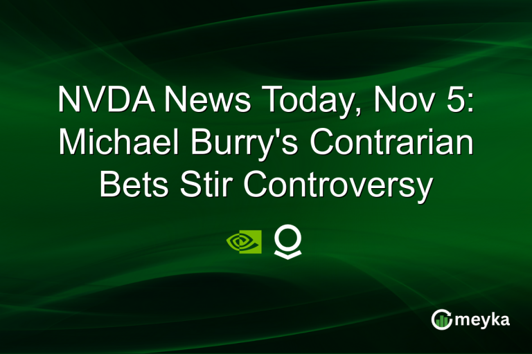 NVDA News Today, Nov 5: Michael Burry's Contrarian Bets Stir Controversy