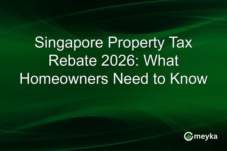 Singapore Property Tax Rebate 2026: What Homeowners Need to Know