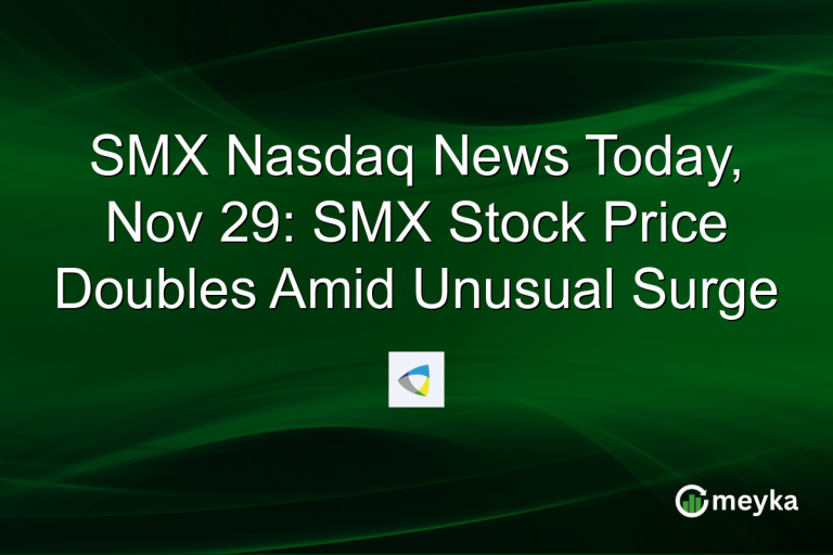 SMX Nasdaq News Today, Nov 29: SMX Stock Price Doubles Amid Unusual Surge