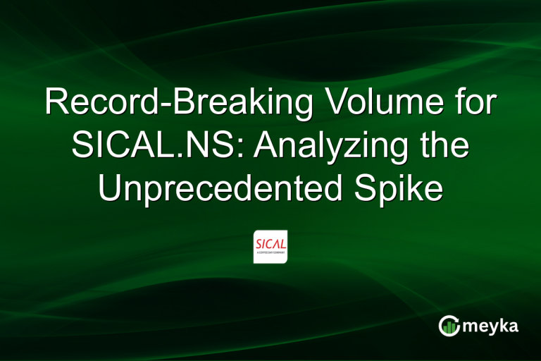 Record-Breaking Volume for SICAL.NS: Analyzing the Unprecedented Spike