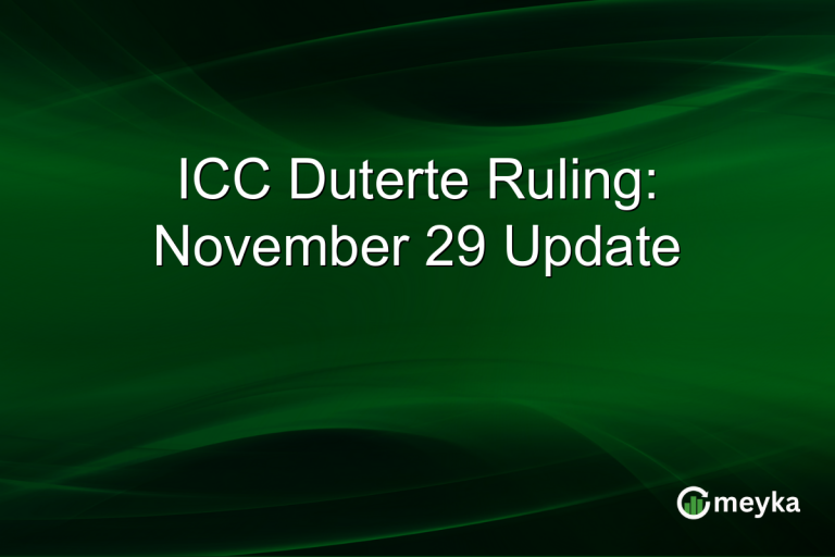ICC Duterte Ruling: November 29 Update