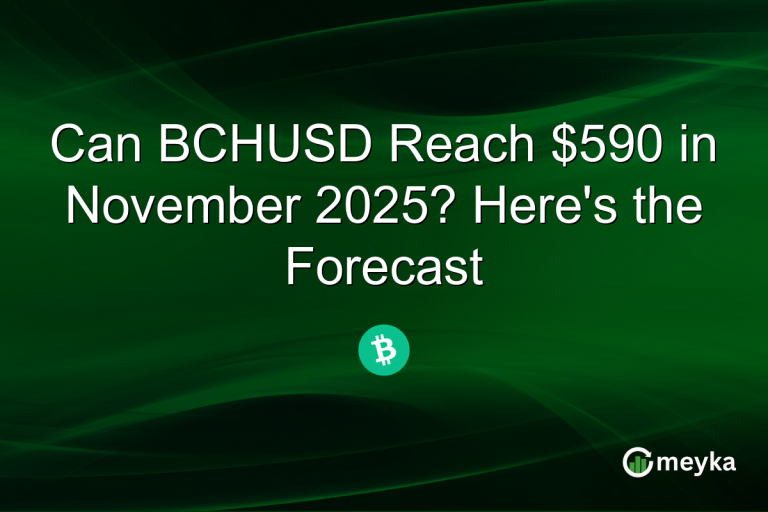 Can BCHUSD Reach $590 in November 2025? Here's the Forecast