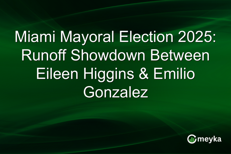 Miami Mayoral Election 2025: Runoff Showdown Between Eileen Higgins & Emilio Gonzalez