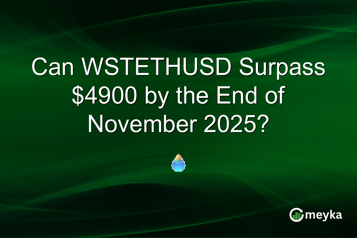 Can WSTETHUSD Surpass $4900 by the End of November 2025?