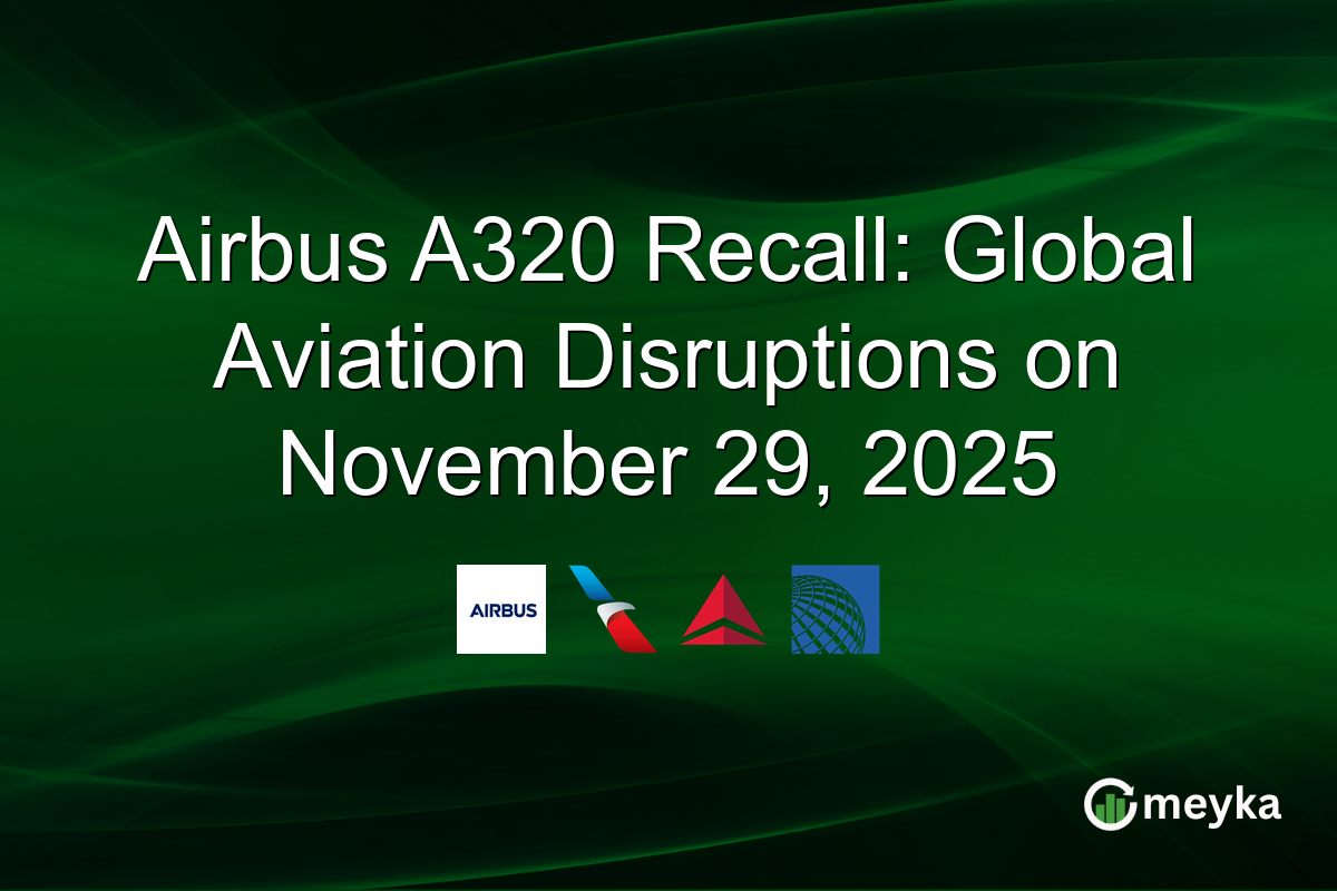 Airbus A320 Recall: Global Aviation Disruptions on November 29, 2025