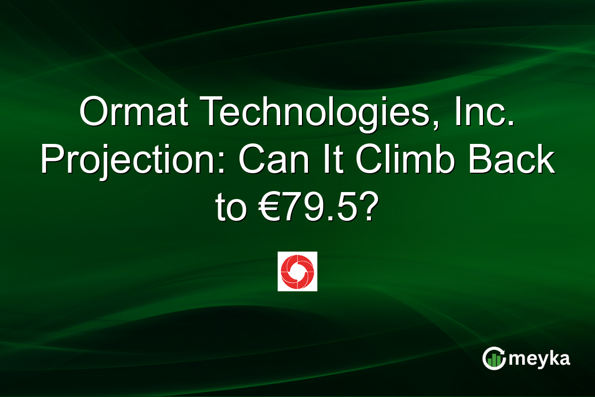 Ormat Technologies, Inc. Projection: Can It Climb Back to €79.5?
