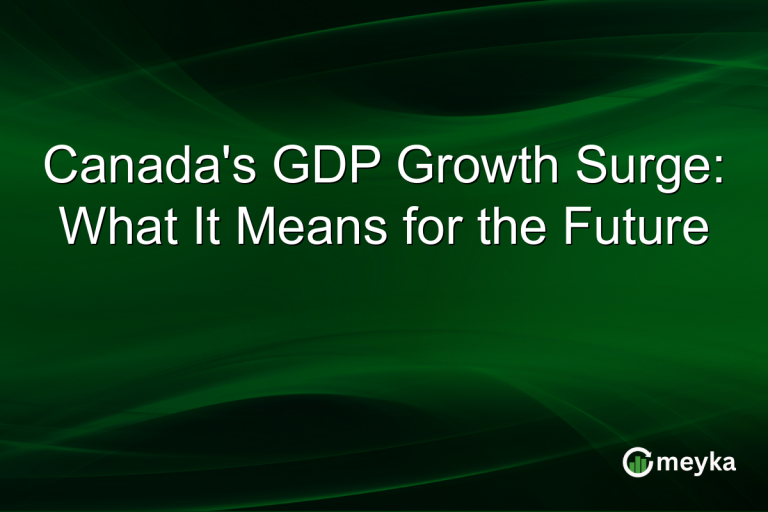 Canada's GDP Growth Surge: What It Means for the Future