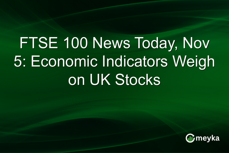 FTSE 100 News Today, Nov 5: Economic Indicators Weigh on UK Stocks