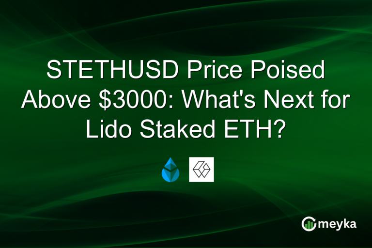 STETHUSD Price Poised Above $3000: What's Next for Lido Staked ETH?