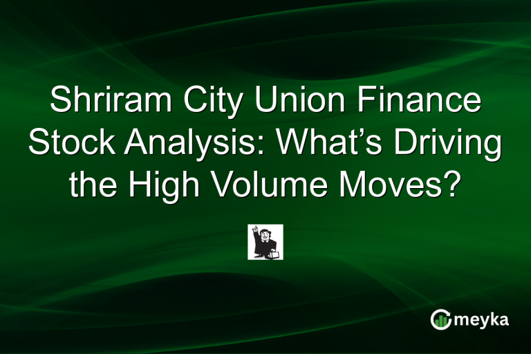 Shriram City Union Finance Stock Analysis: What’s Driving the High Volume Moves?