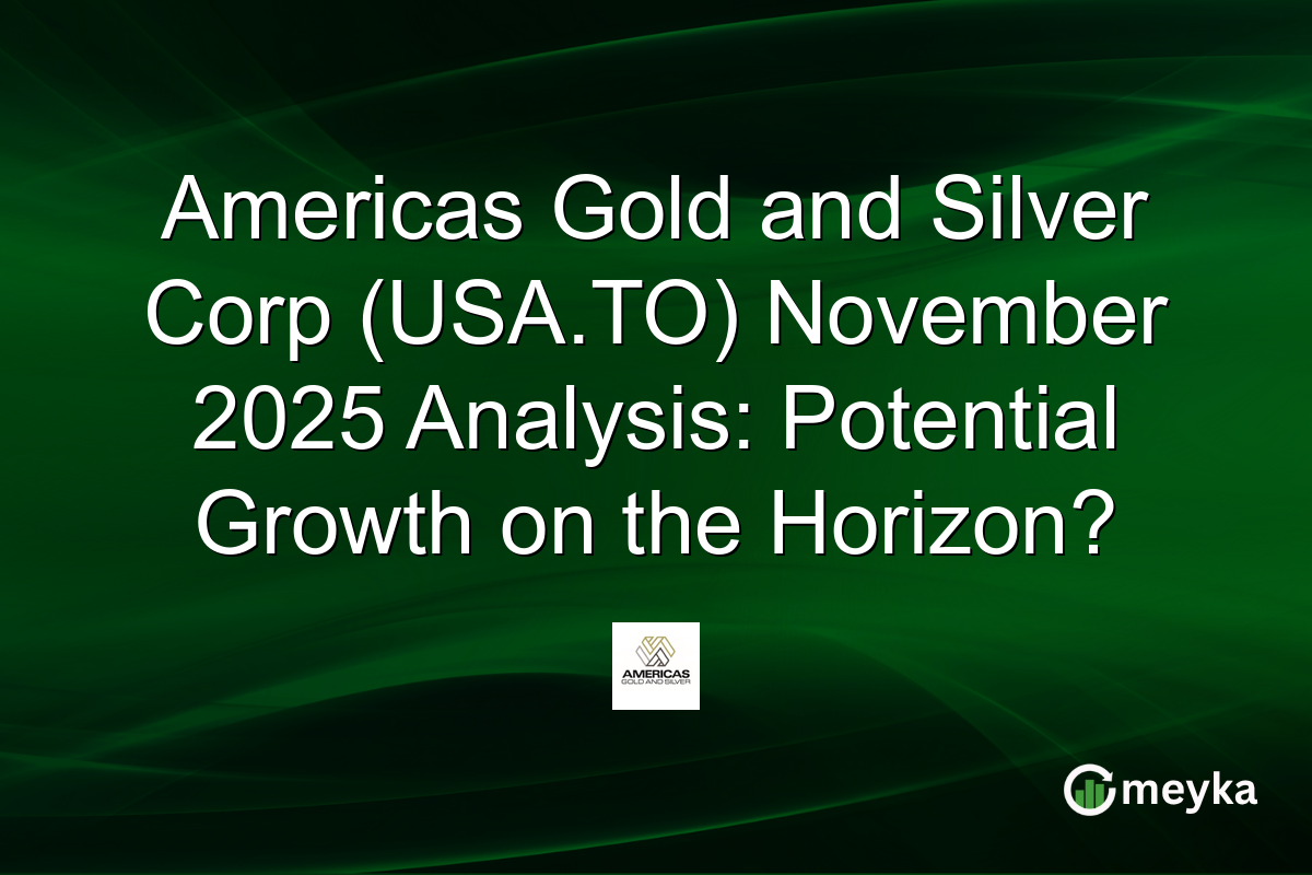 Americas Gold and Silver Corp (USA.TO) November 2025 Analysis: Potential Growth on the Horizon?