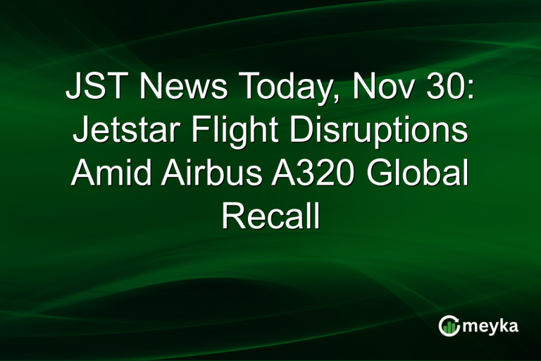 JST News Today, Nov 30: Jetstar Flight Disruptions Amid Airbus A320 Global Recall