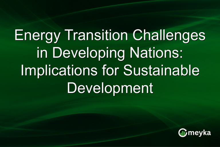 Energy Transition Challenges in Developing Nations: Implications for Sustainable Development
