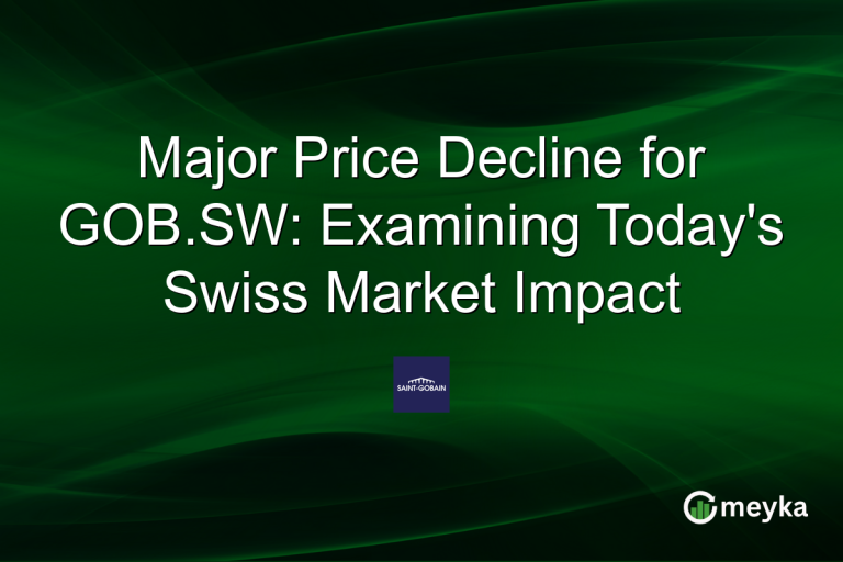 Major Price Decline for GOB.SW: Examining Today's Swiss Market Impact