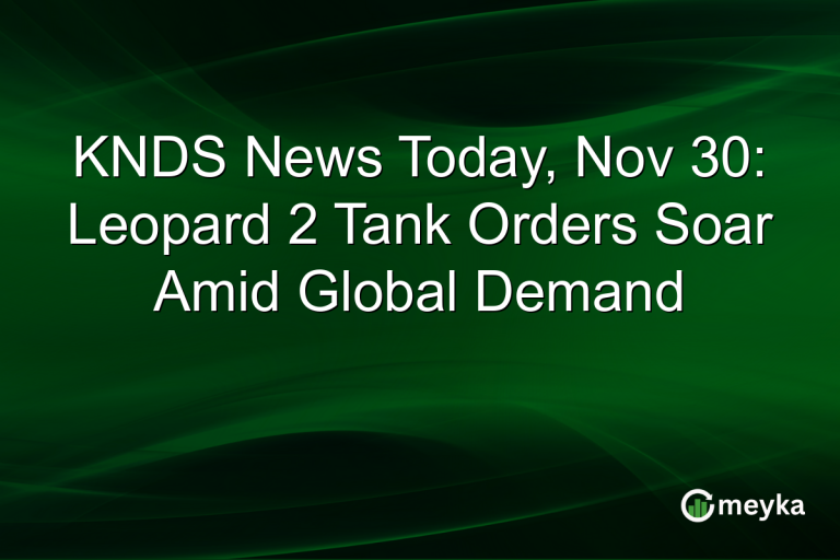 KNDS News Today, Nov 30: Leopard 2 Tank Orders Soar Amid Global Demand