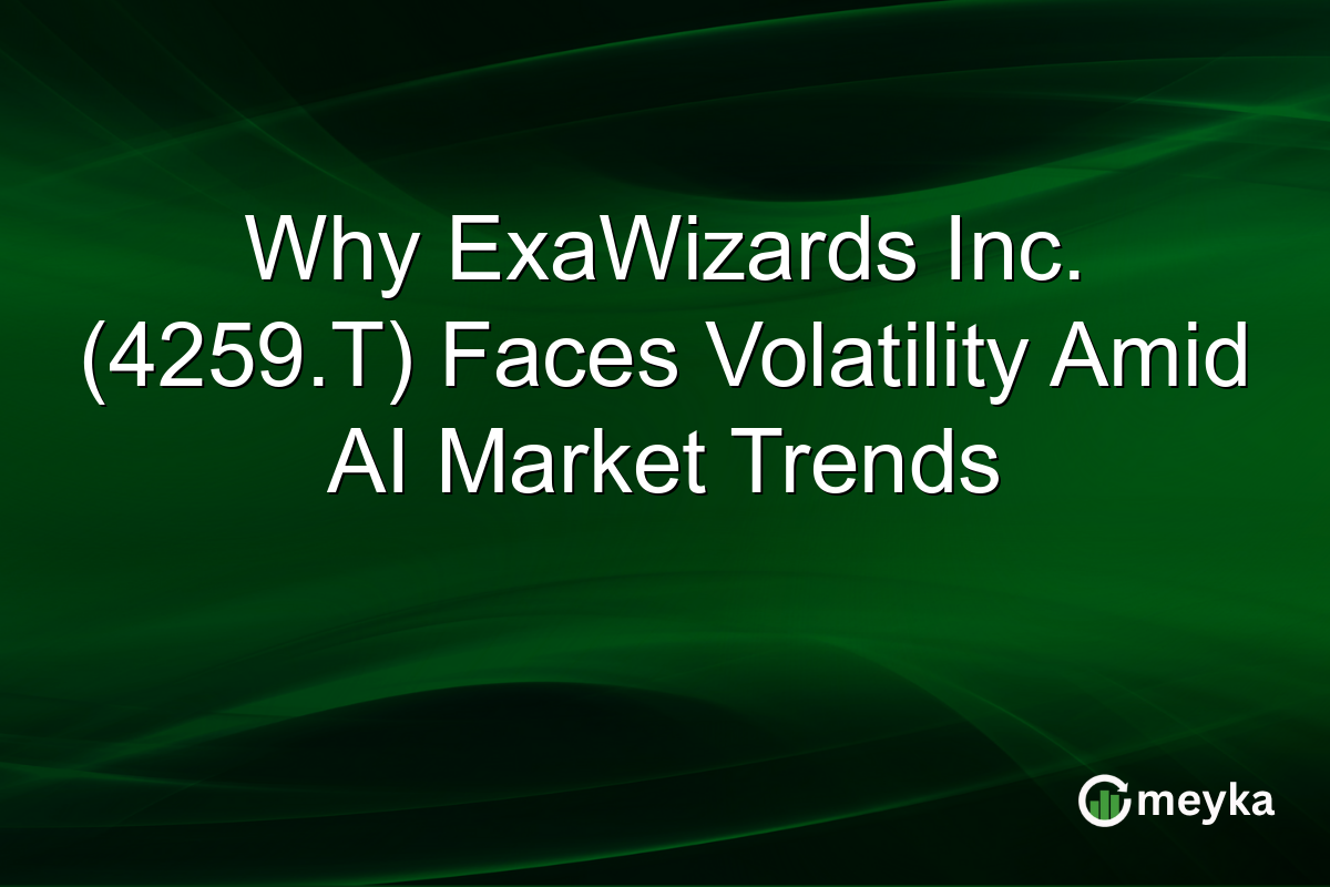 Why ExaWizards Inc. (4259.T) Faces Volatility Amid AI Market Trends