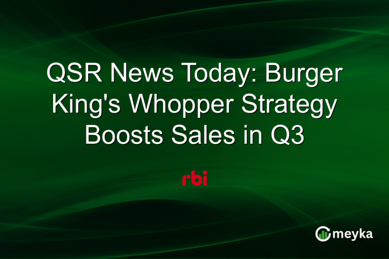 QSR News Today: Burger King's Whopper Strategy Boosts Sales in Q3