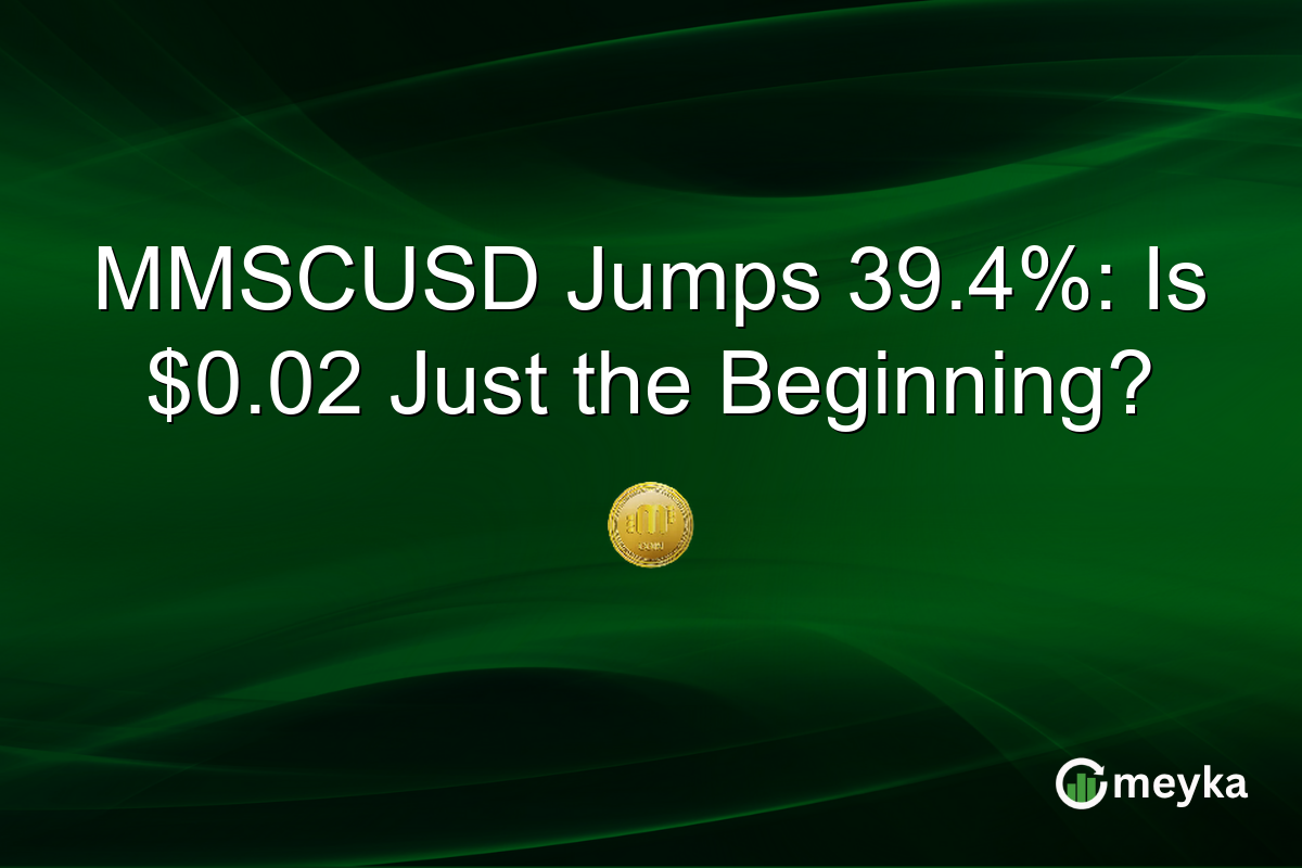 MMSCUSD Jumps 39.4%: Is $0.02 Just the Beginning?