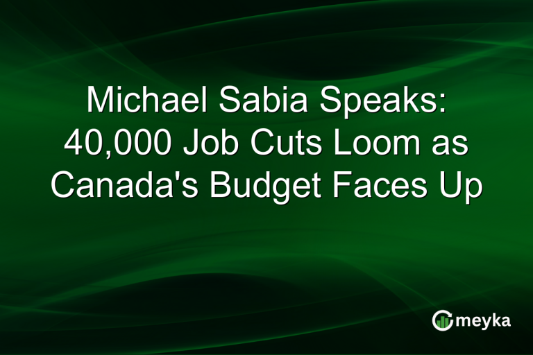 Michael Sabia Speaks: 40,000 Job Cuts Loom as Canada's Budget Faces Up