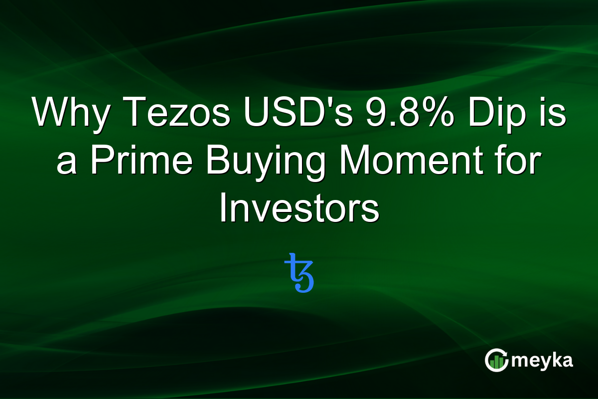 Why Tezos USD's 9.8% Dip is a Prime Buying Moment for Investors