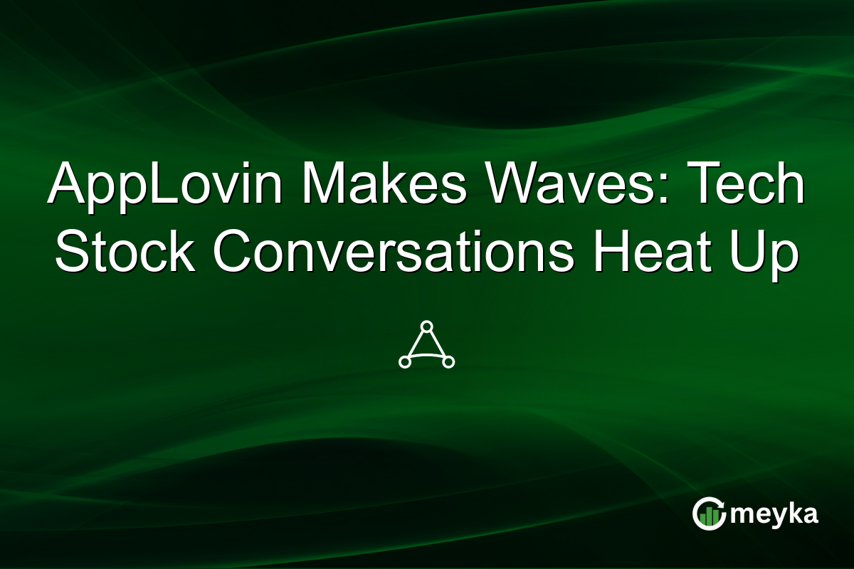 AppLovin Makes Waves: Tech Stock Conversations Heat Up