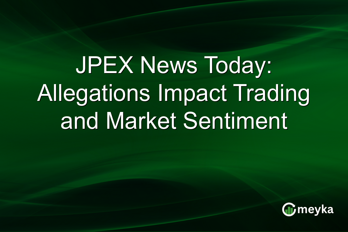 JPEX News Today: Allegations Impact Trading and Market Sentiment