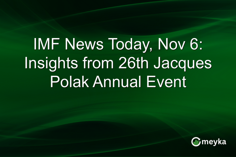 IMF News Today, Nov 6: Insights from 26th Jacques Polak Annual Event