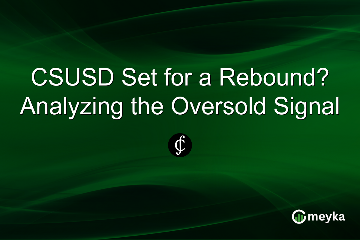CSUSD Set for a Rebound? Analyzing the Oversold Signal